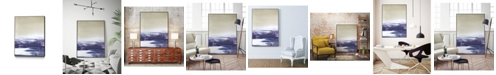 Giant Art 32" x 24" Amethyst Sea I Art Block Framed Canvas